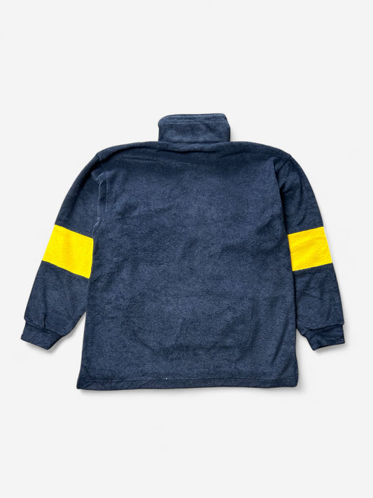 Adidas Navy and Yellow Striped Fleece (XXL)