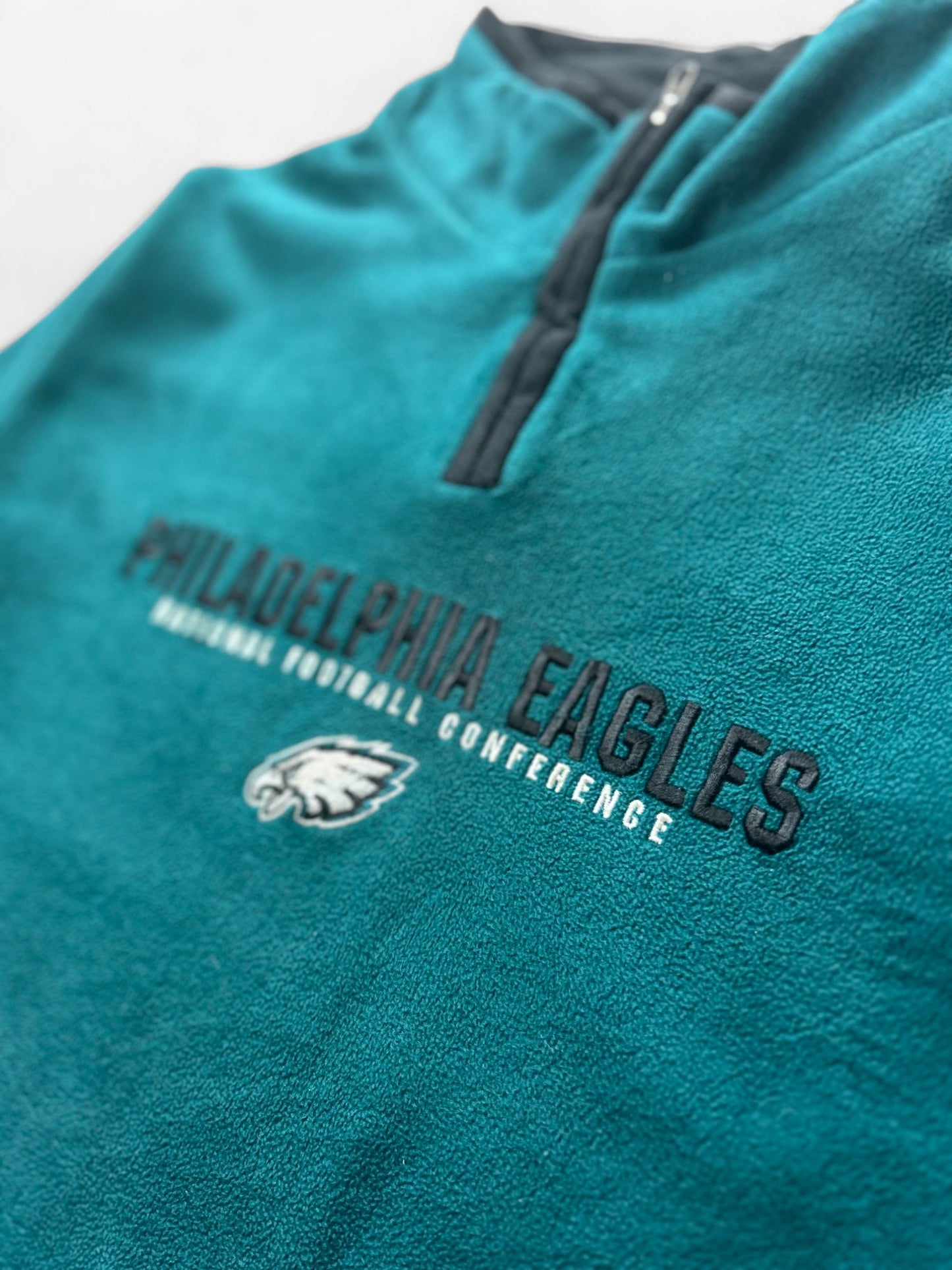 Vintage NFL Philadelphia Eagles Quarter Zip Fleece (M)