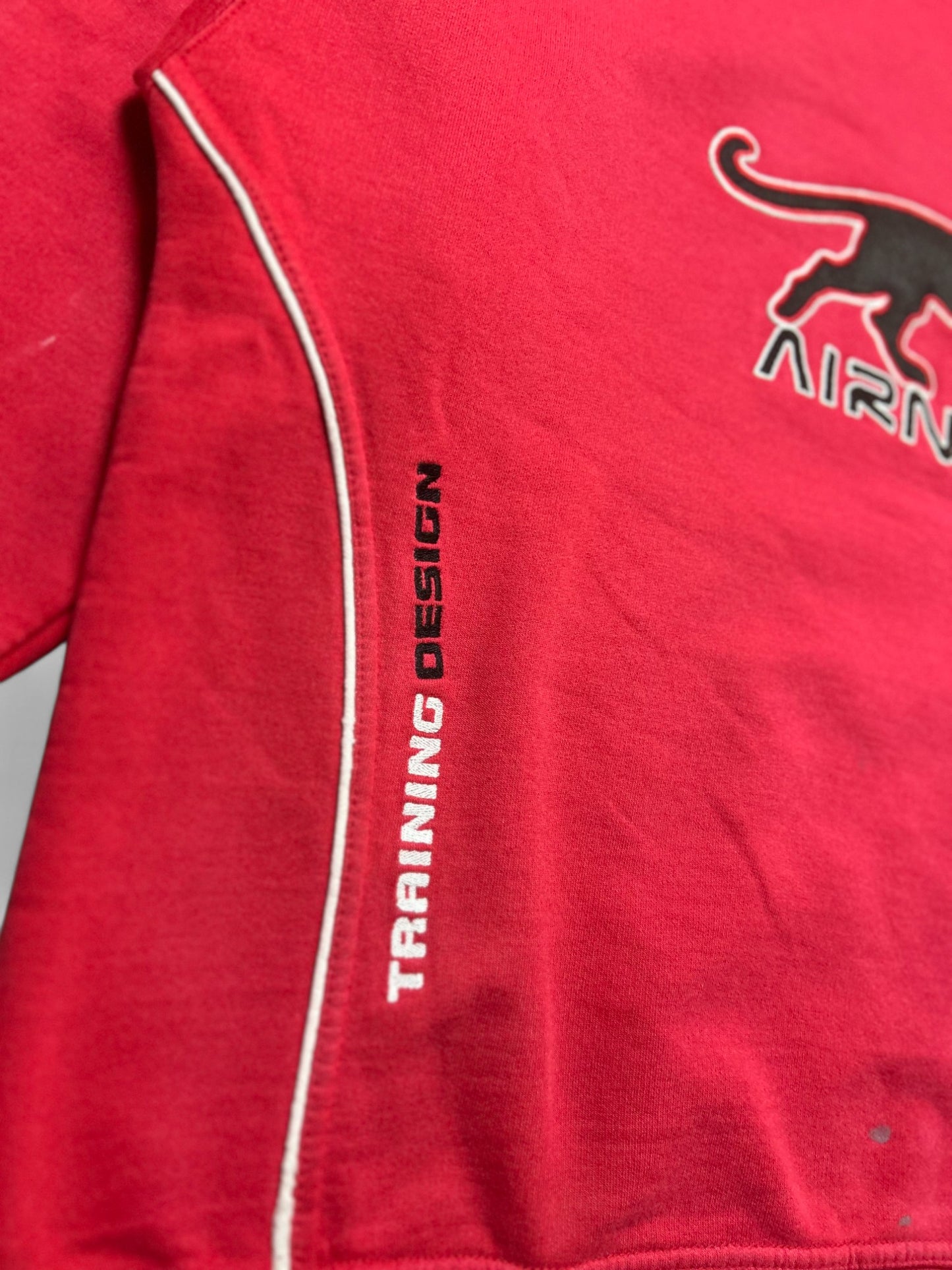 Airness 90s Red Embroidered Sweatshirt (XL)