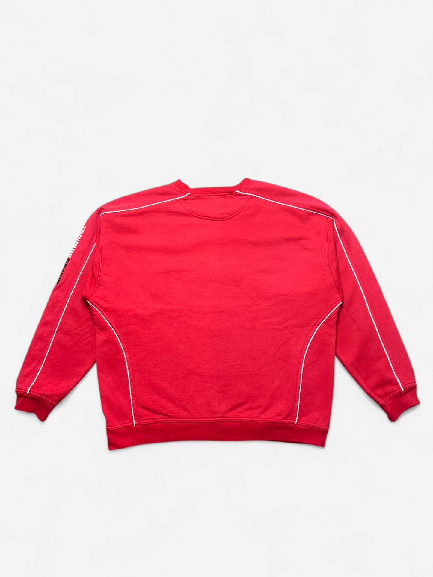 Airness 90s Red Embroidered Sweatshirt (XL)