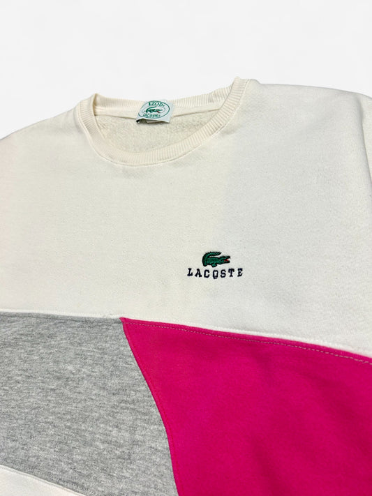 Lacoste Colourblock Logo Embroidered Sweatshirt (S)