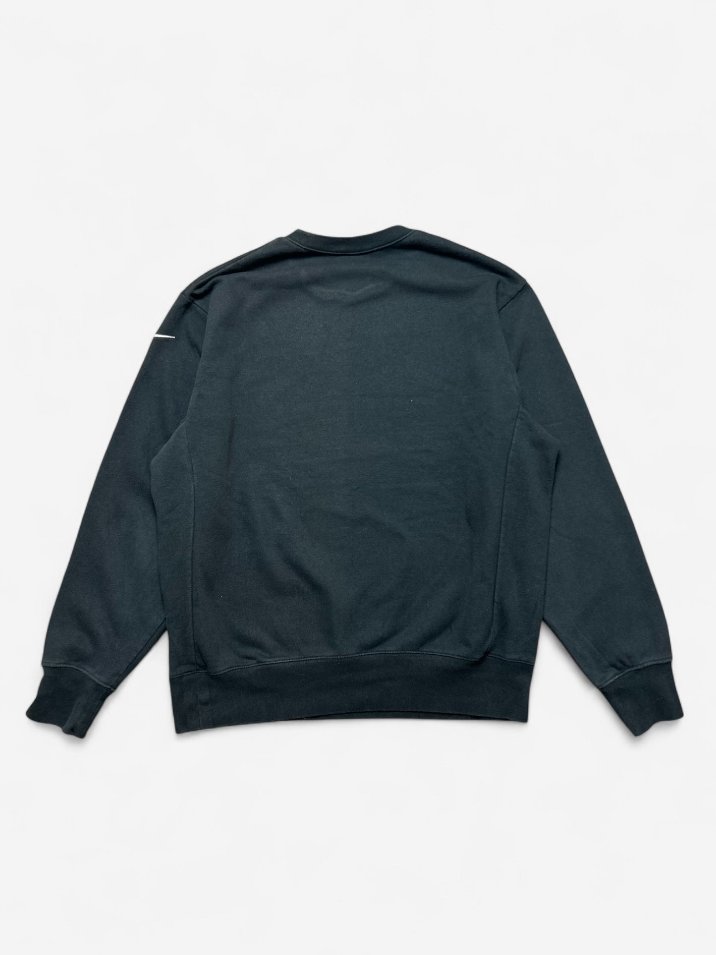 Nike Black Swoosh Embroidered Sweatshirt (M)