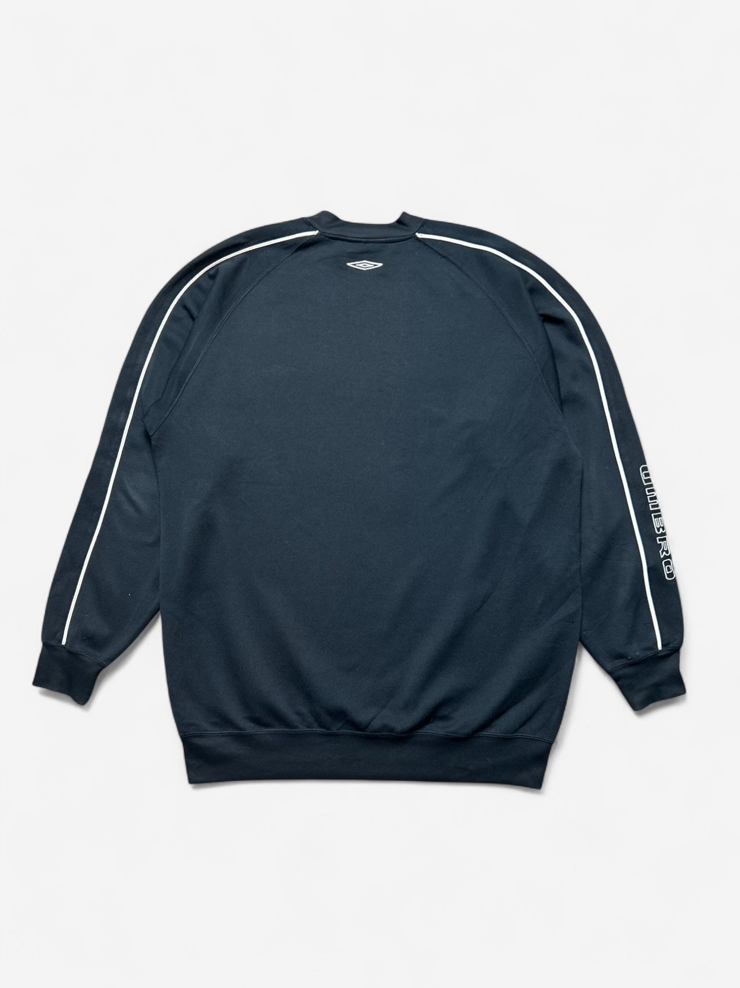 Umbro 00s Black Embroidered Sweatshirt (L)