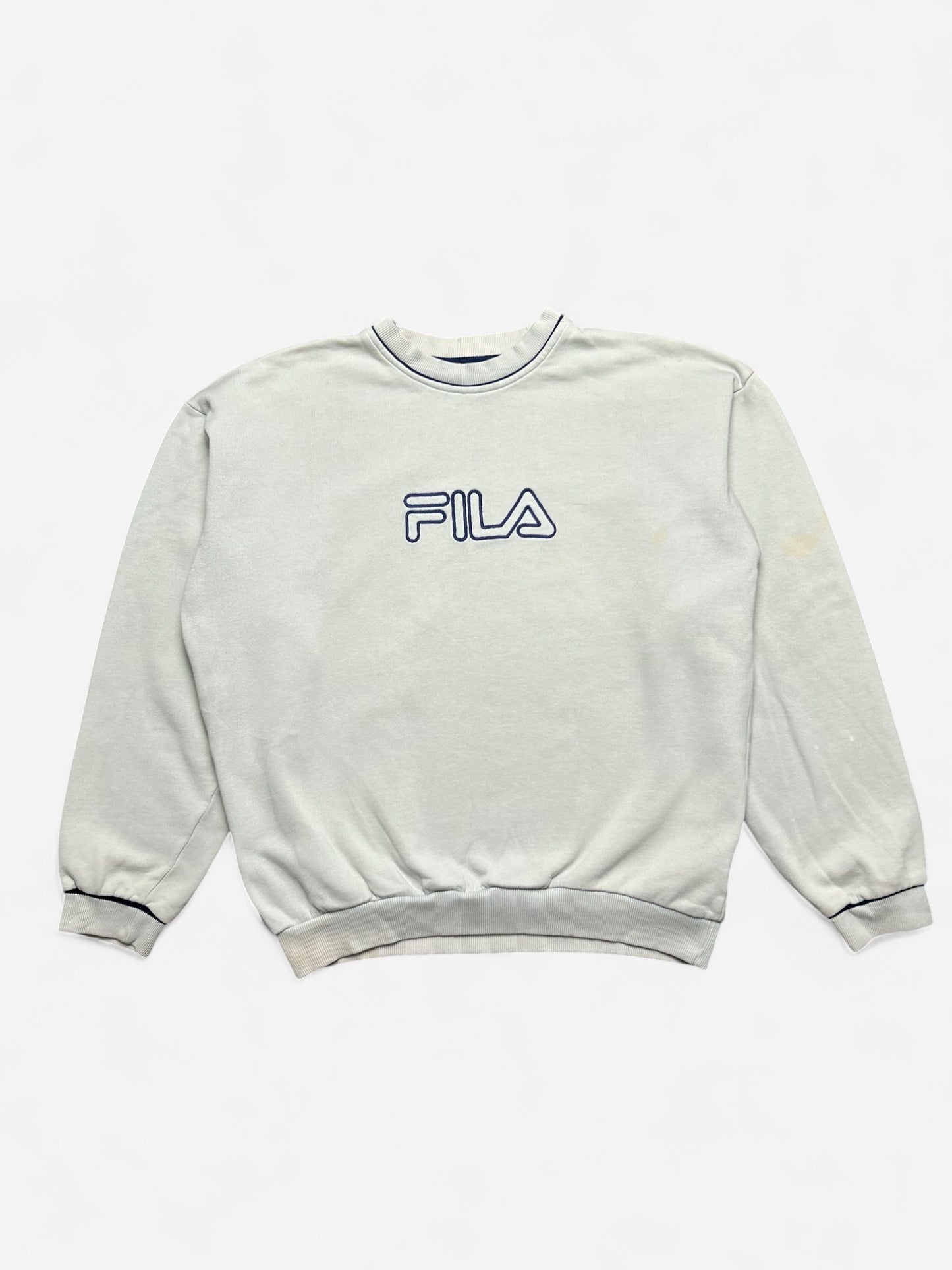 Fila Cotton Embroidered Spelled Out Sweatshirt (M)