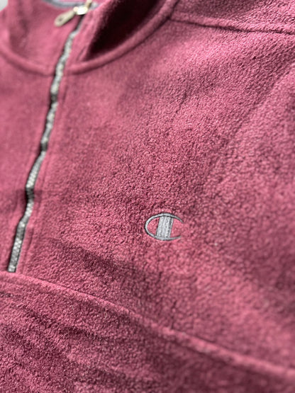 Champion Burgundy Embroidered Fleece (M)