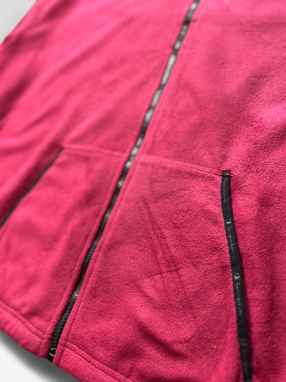 Champion Burgundy Embroidered Zip Up Fleece (XL)
