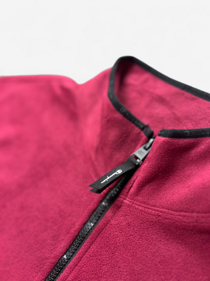 Champion Burgundy Embroidered Zip Up Fleece (XL)