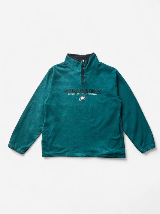 Vintage NFL Philadelphia Eagles Quarter Zip Fleece (M)