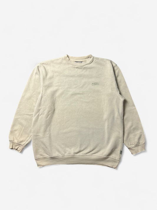 Umbro Cream Embroidered Logo Sweatshirt (M)