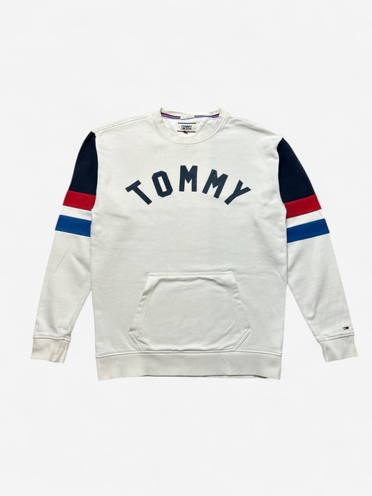 Tommy Hilfiger Spelled Out Relaxed Fit Sweatshirt (XS)