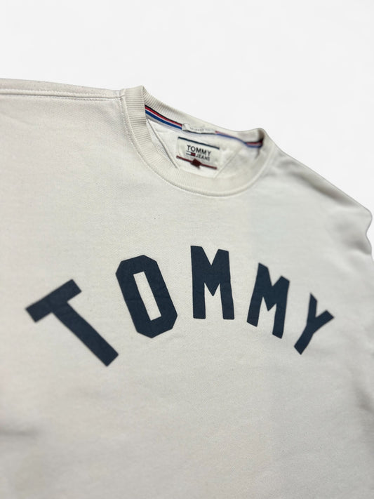 Tommy Hilfiger Spelled Out Relaxed Fit Sweatshirt (XS)