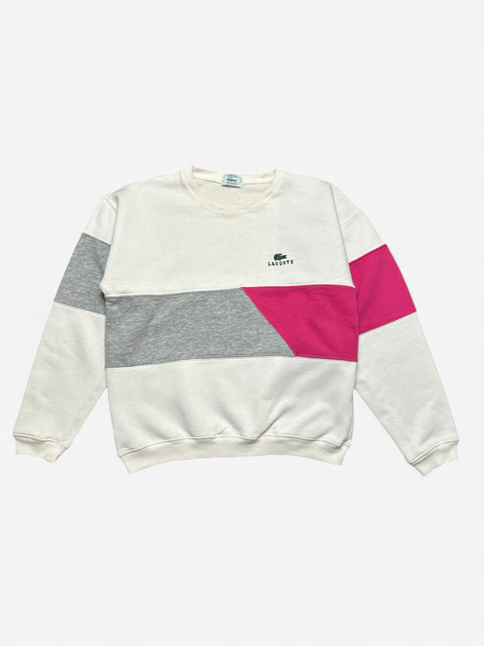Lacoste Colourblock Logo Embroidered Sweatshirt (S)