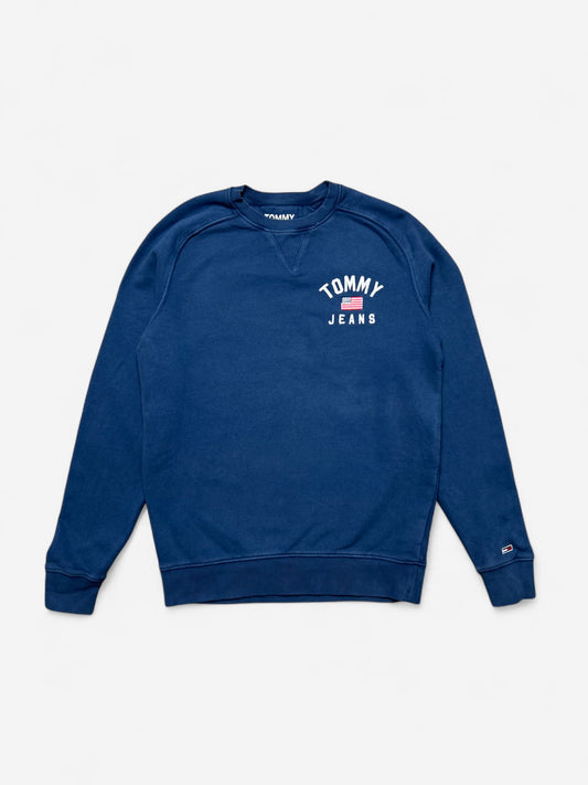 Tommy Hilfiger Embroidered Navy Sweatshirt (S)