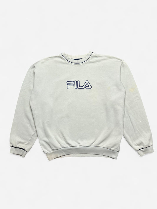 Fila Cotton Embroidered Spelled Out Sweatshirt (M)