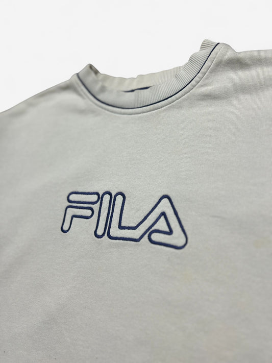 Fila Cotton Embroidered Spelled Out Sweatshirt (M)
