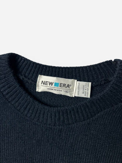 New Era Vintage USA Flag Knit Sweatshirt (XL)